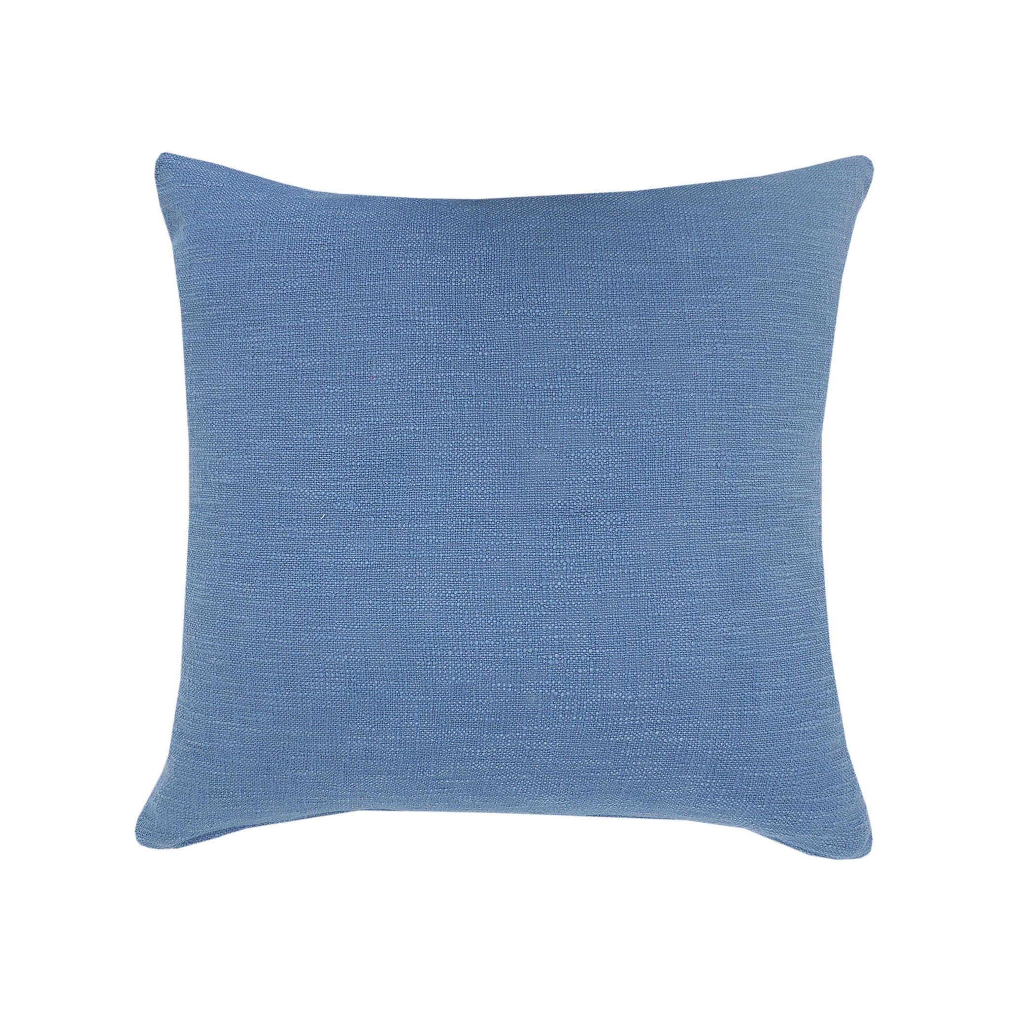 26" X 26" Cobalt Blue 100% Cotton Zippered Pillow-3