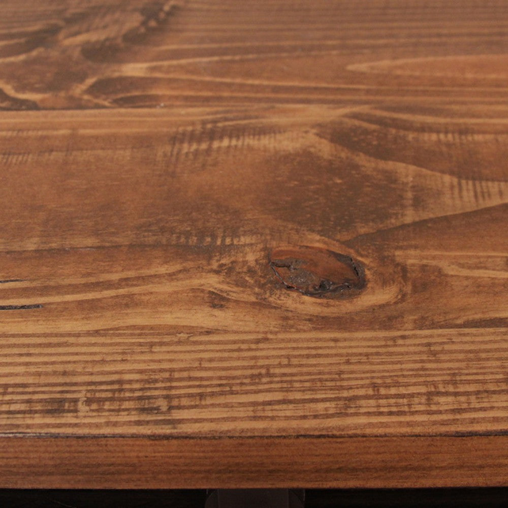 60" Black Solid Wood Cabinet Enclosed Storage Distressed TV Stand-2