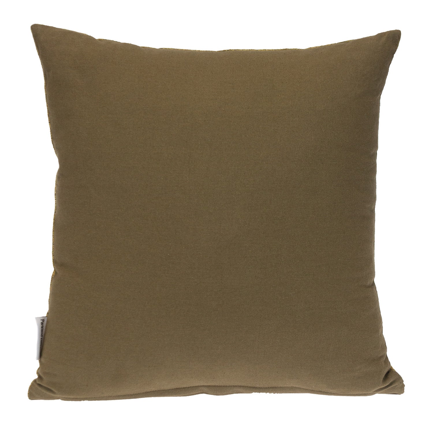 18" Green Weave Cotton Throw Pillow-2