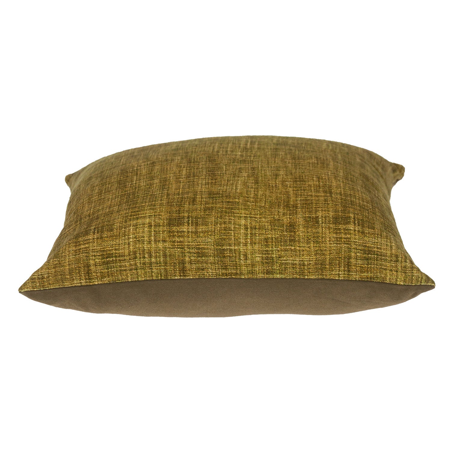 18" Green Weave Cotton Throw Pillow-3
