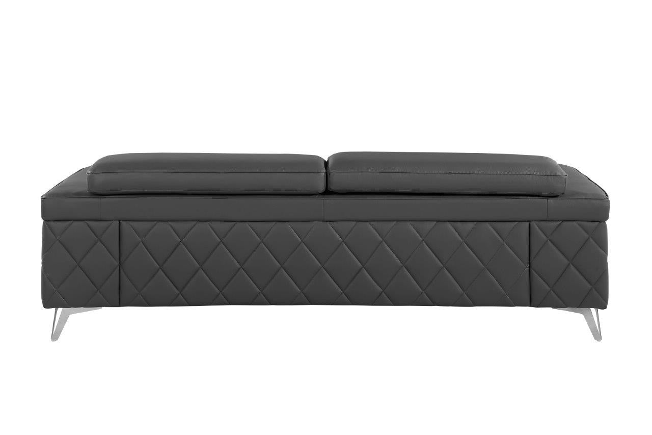 Two Piece Gray Four Person Seating Set-5