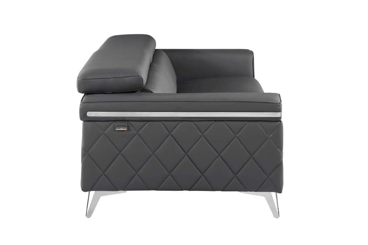 Two Piece Gray Four Person Seating Set-6