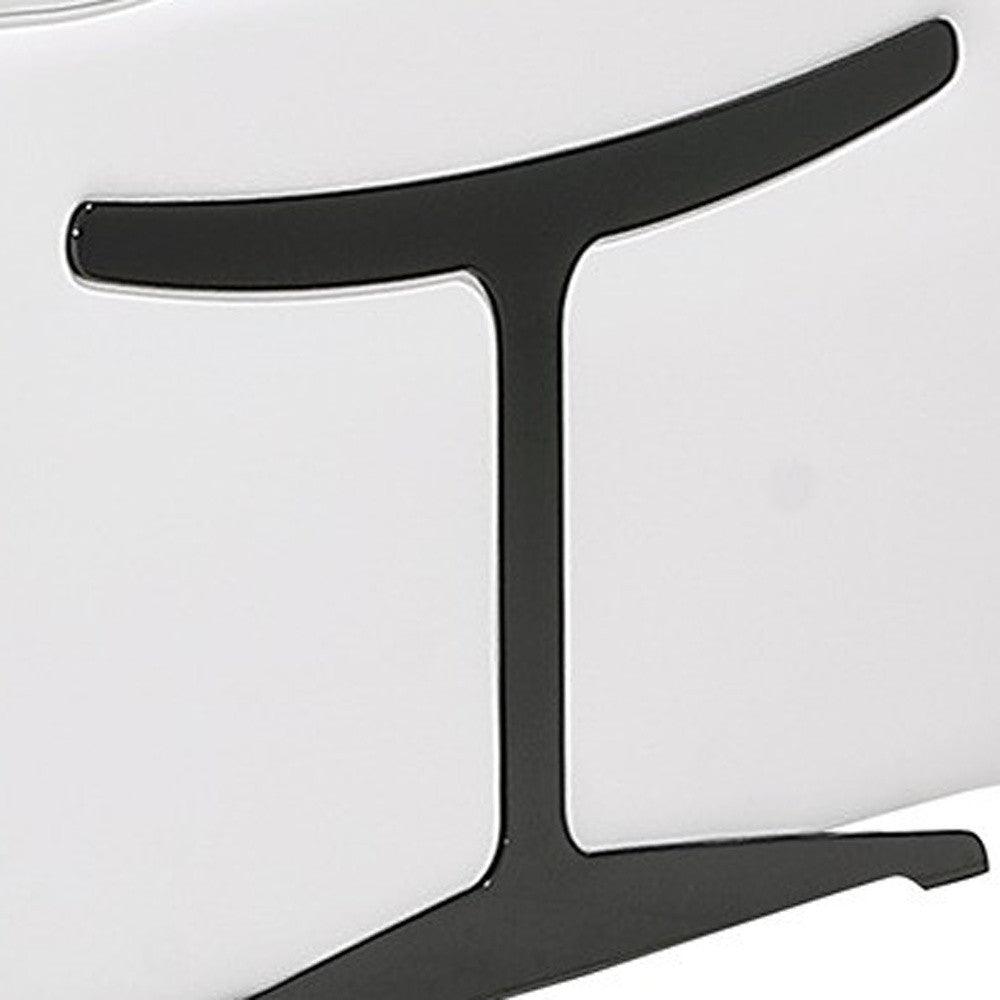 White Italian Leather Modular L Shaped Eight Piece Corner Sectional With Console-7