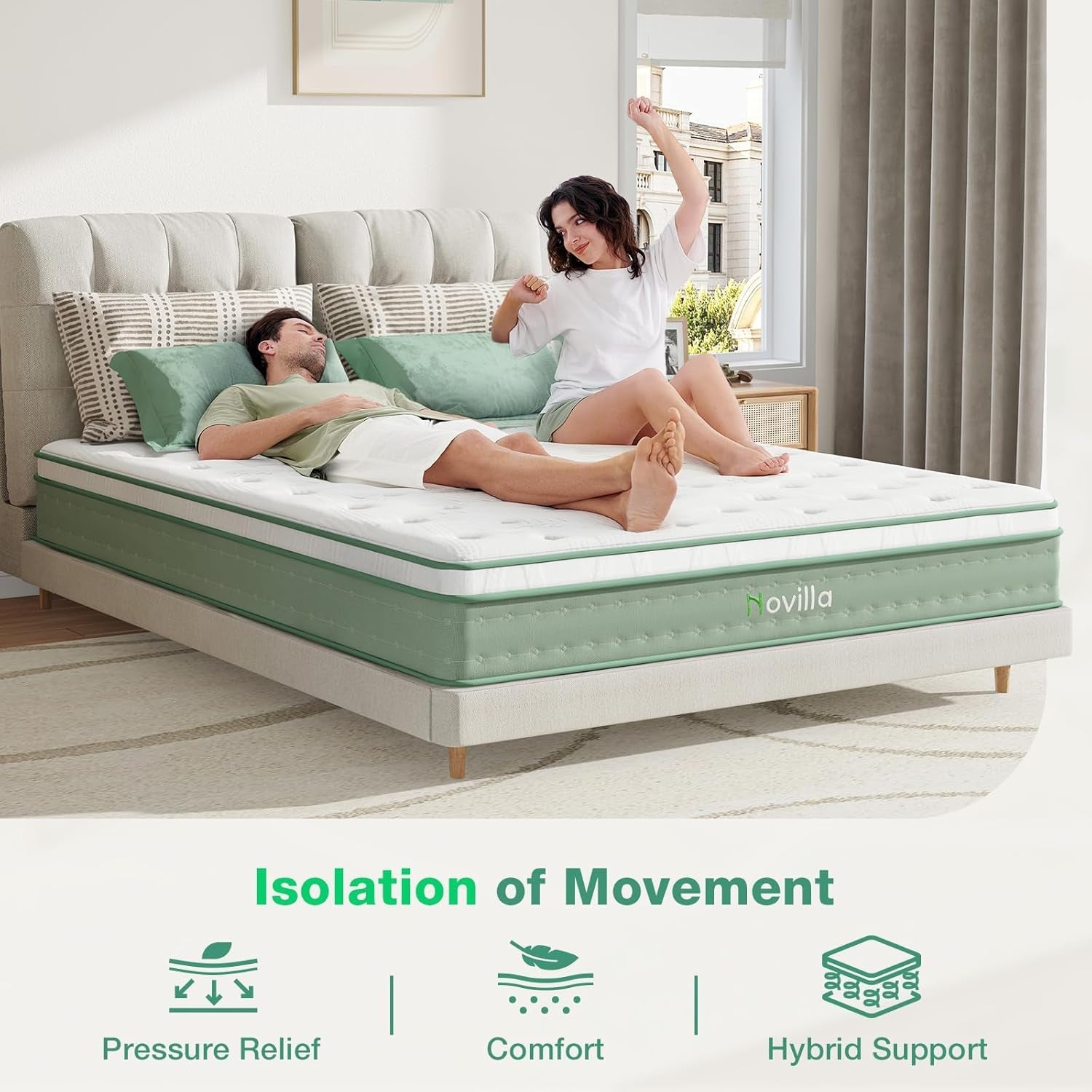 Twin Memory Foam Mattress Therapeutic Ergonomic Design-1