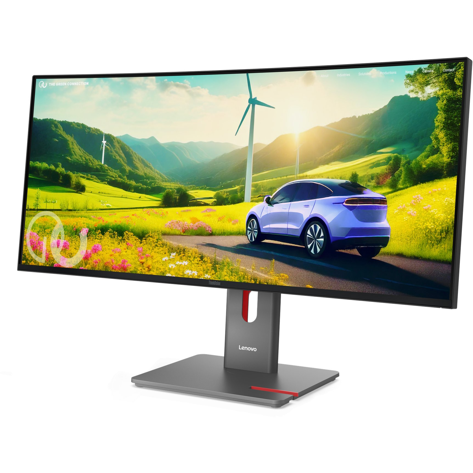 Lenovo ThinkVision P34WD-40 LED display 86,4 cm (34") 3440 x 1440 pixelek Wide Quad HD LCD Fekete (64ADGAT1EU)-0
