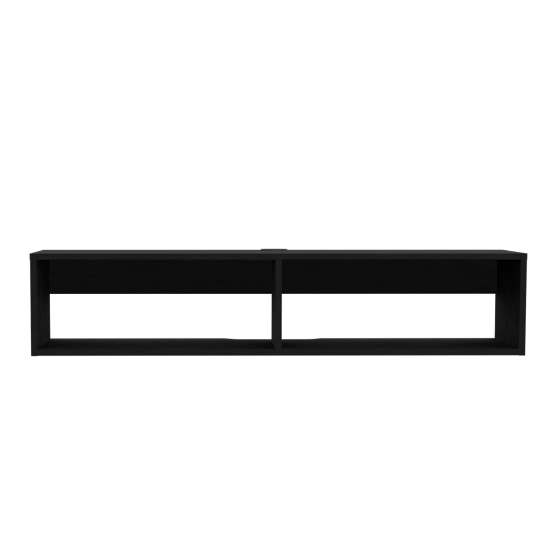 48" Black Floating Mount Entertainment Center-1