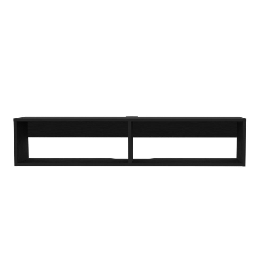 48" Black Floating Mount Entertainment Center-5