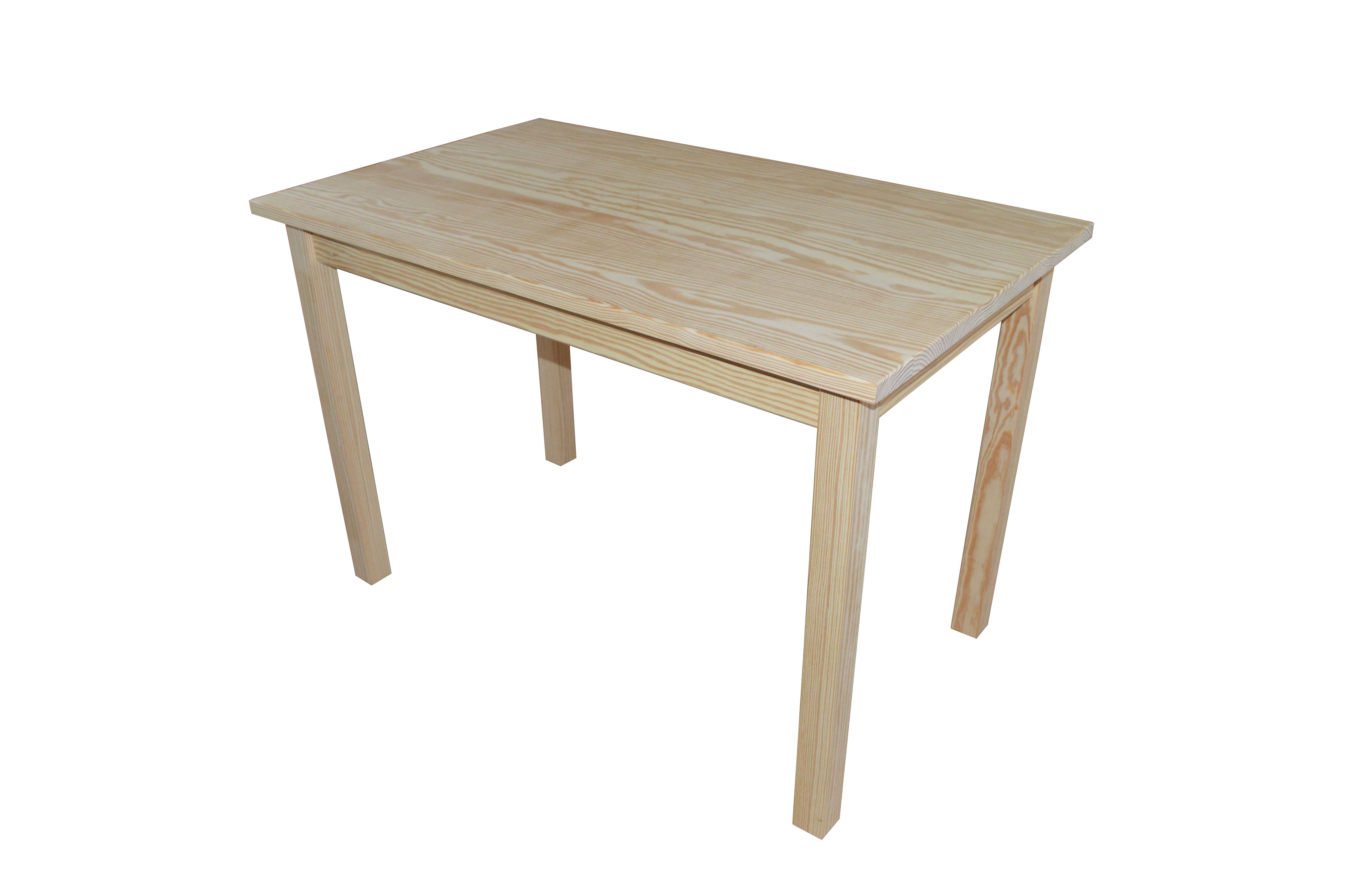 48" Natural Solid Wood Dining Table-2