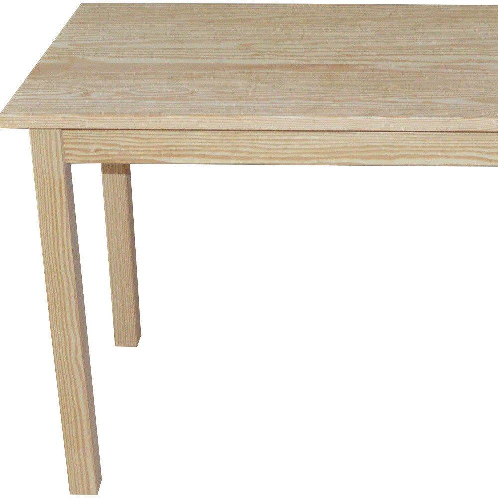 48" Natural Solid Wood Dining Table-6