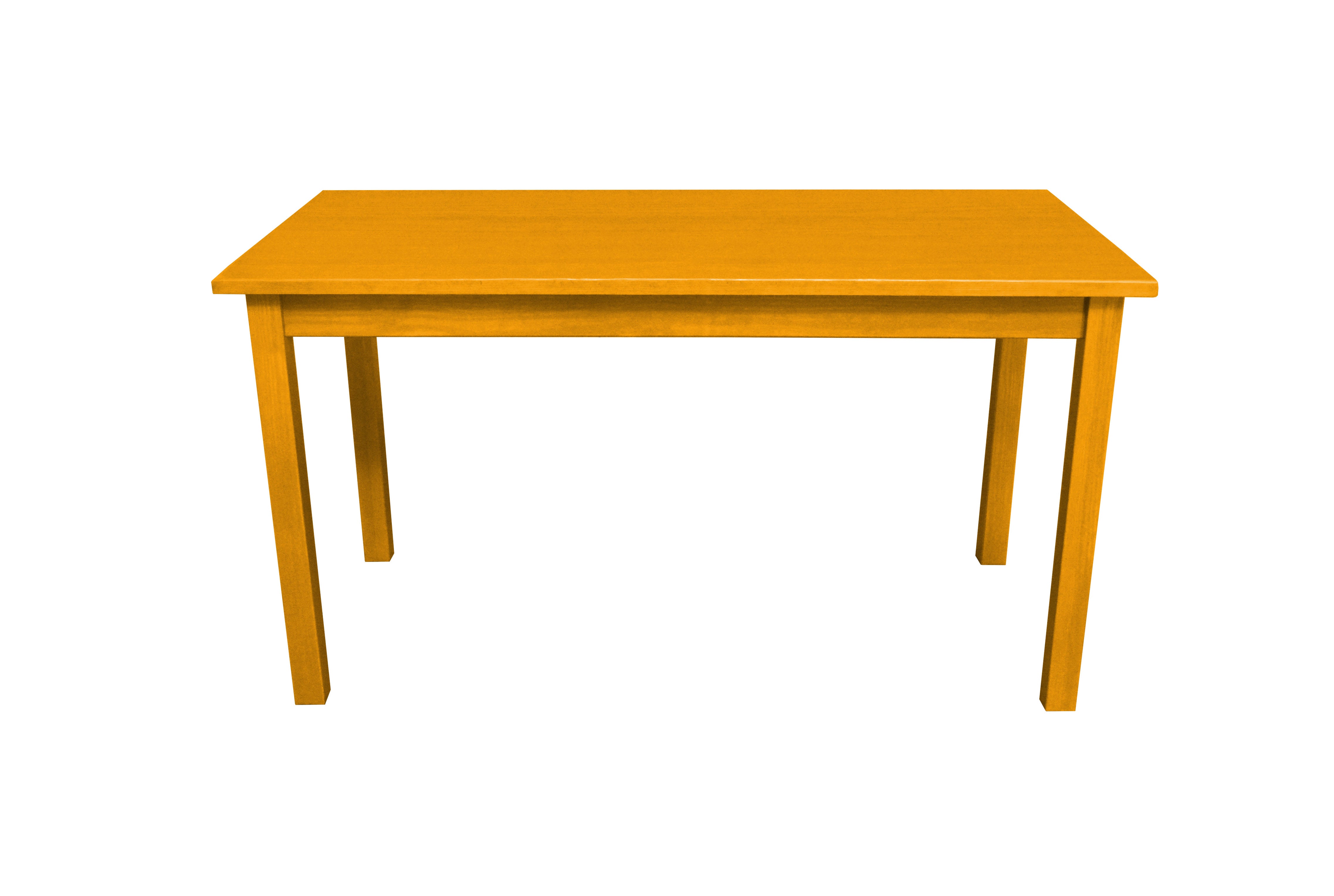 60" Goldenrod Solid Wood Dining Table-3