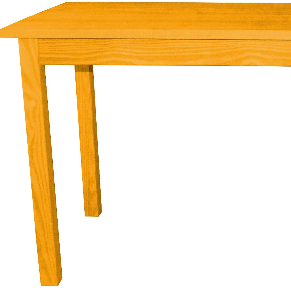 60" Goldenrod Solid Wood Dining Table-5