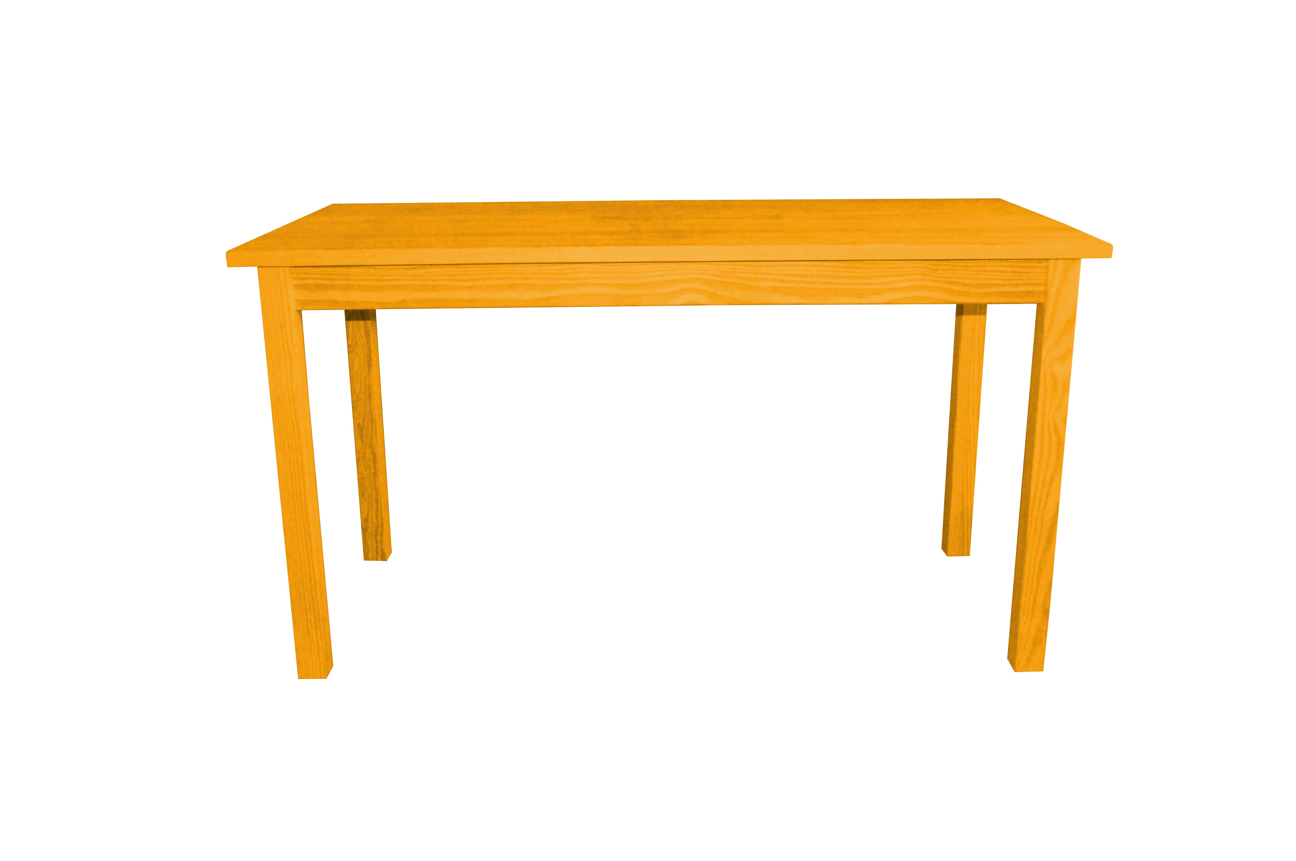 60" Goldenrod Solid Wood Dining Table-6