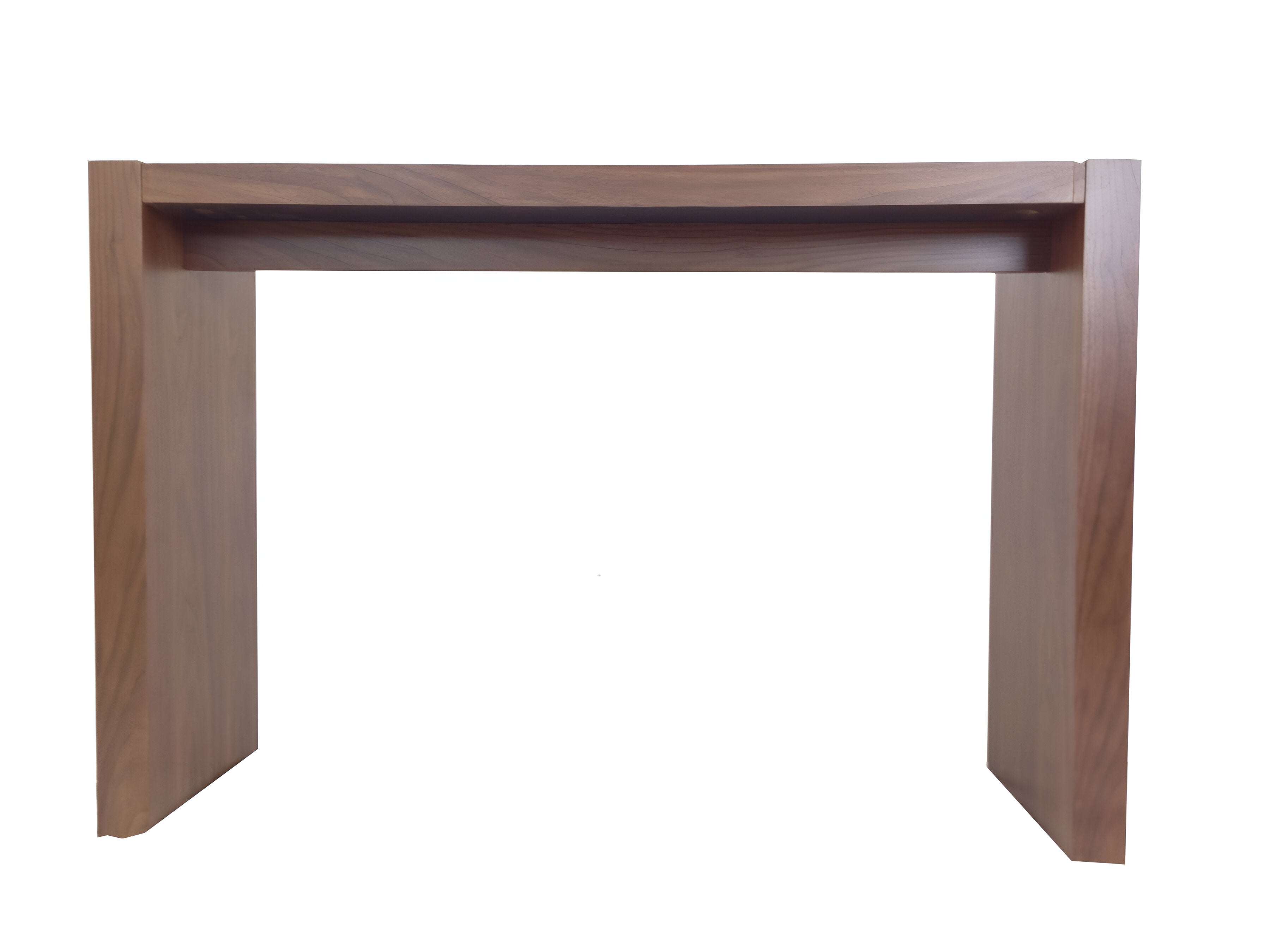 60" Brown Wood Rectangular Bar Table-0