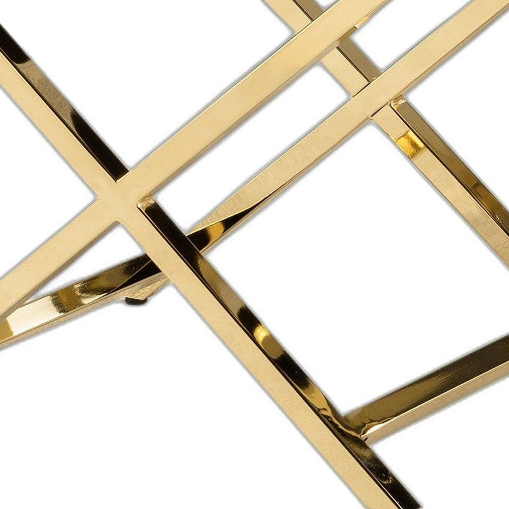 21" White and Gold Faux Leather Vanity Chair-2