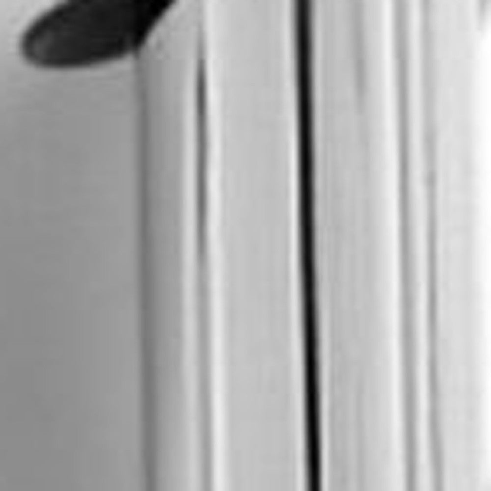 White and Silver Faux Leather and Metal Low Back Adjustable Height Bar Chair-2