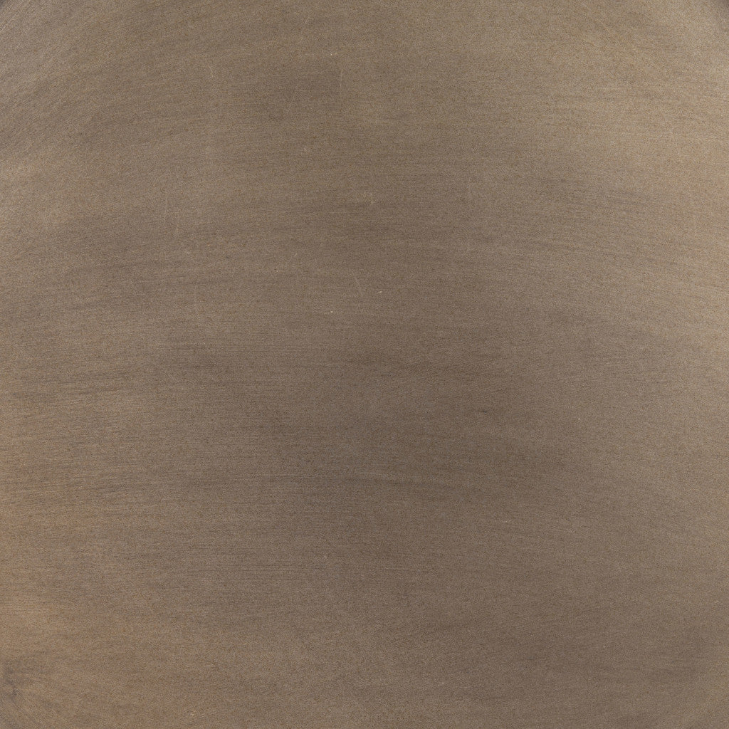 21" Bronze and Gray Steel Round Cross Legs End Table-8