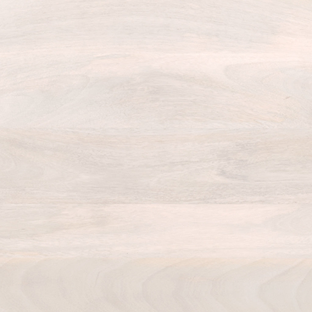 24" Natural Solid Wood Oval End Table-8