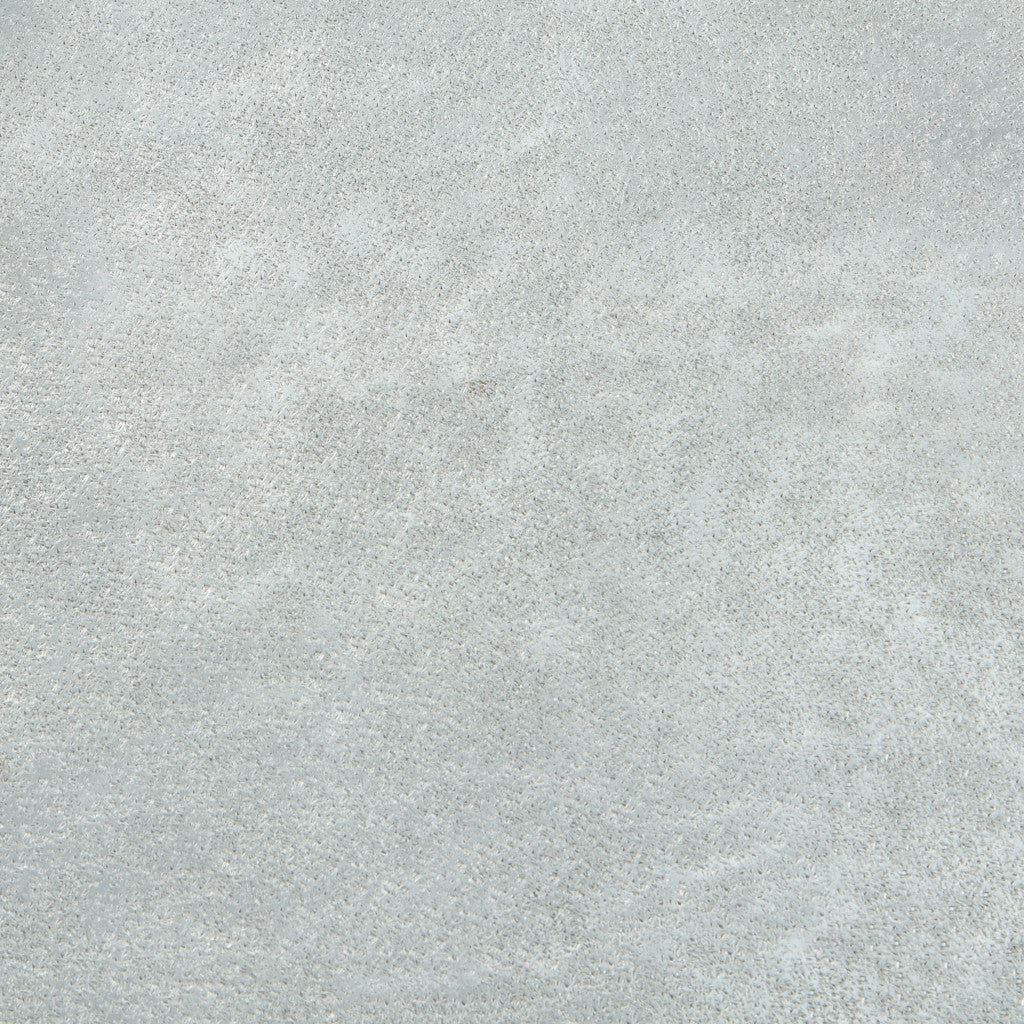 37" Silver Aluminum Free Form Solid Coffee Table-8