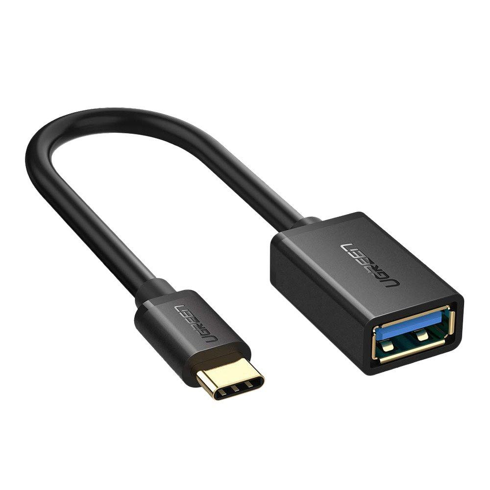 Ugreen 30701 kabel USB USB 3.2 Gen 1 (3.1 Gen 1) 0,15 m USB C USB A Czarny (UG30701)-0