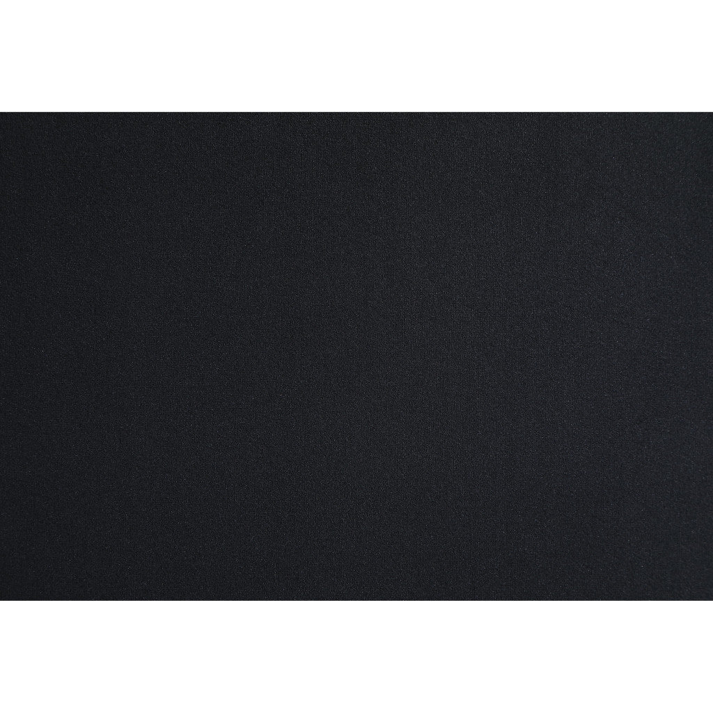 Set of Two 25" Black Wood and Velvet Counter Height Bar Chairs-7