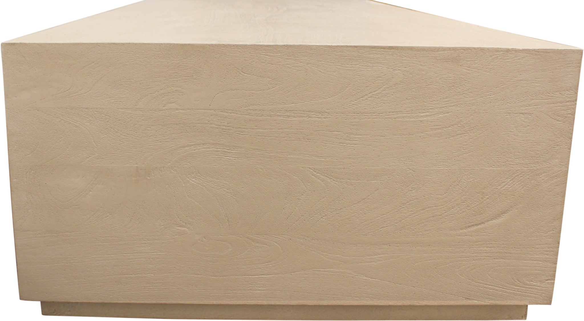 66" Natural Solid Wood Distressed Coffee Table-5