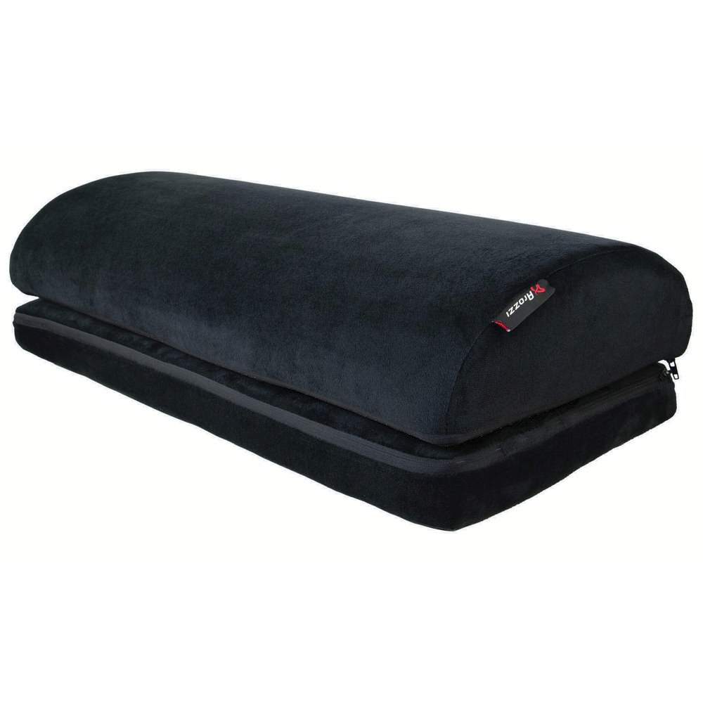 AROZZI Foot Rest Soft Fabric Velvet Black/ ergonomický vankúš pod nohy (AZ-FOOTREST-VELVET-BK)-0