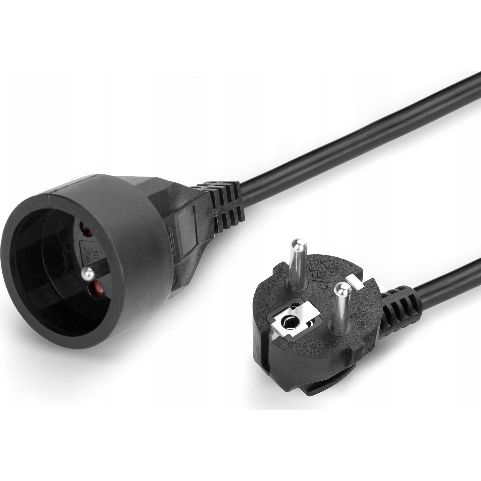 Montis Przedłużacz sieciowy wtyk-gniazdo 10m czarny MT117B-10 MONTIS (MT117B-10)-0