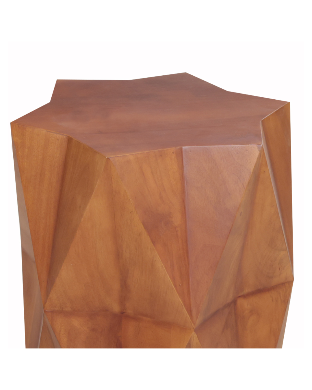 24" Brown Solid Wood End Table-3