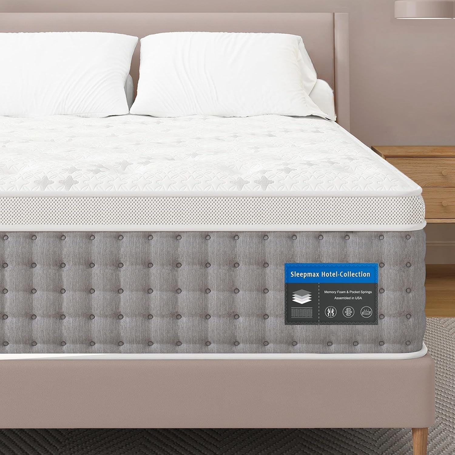 Firm Queen 14 Inch Mattress Hybrid LumbarSupportPlus-0