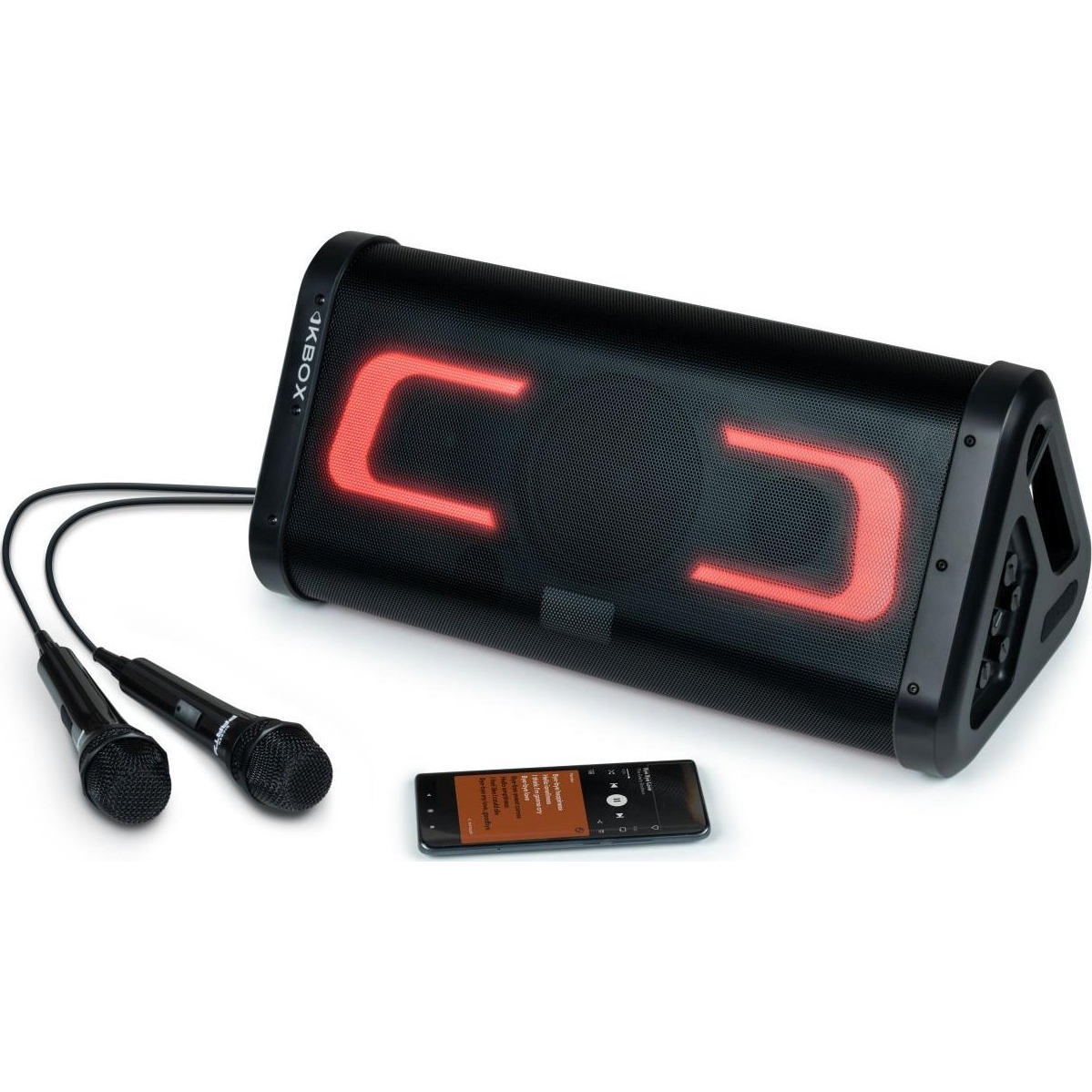 Bigben Party KBOX Hordozható Bluetooth Hangszóró 200W - Fekete (PARTYBTIPKBOX)-0
