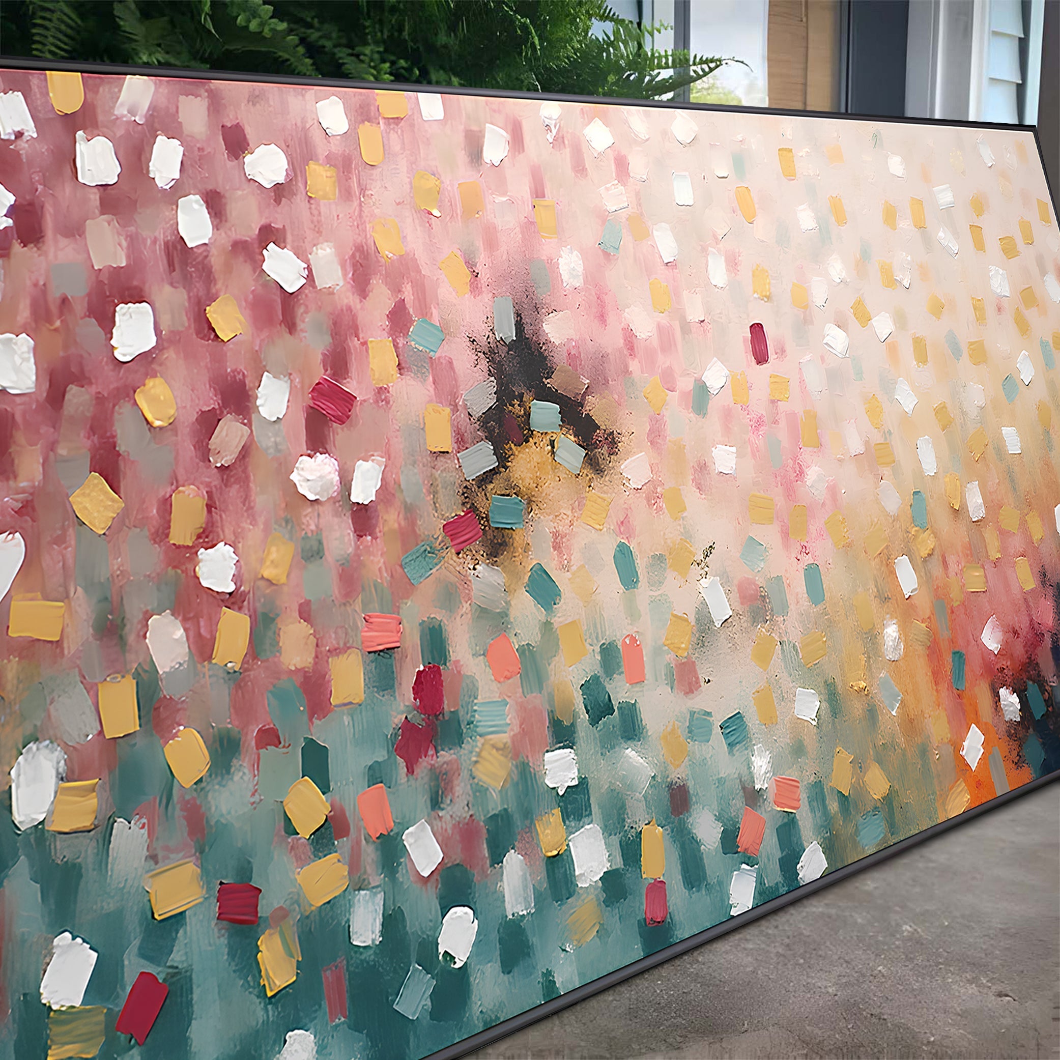 Secret Garden Impasto Wall Art-4