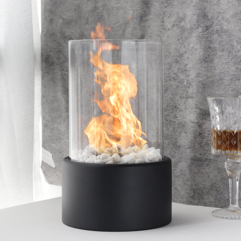 10.5 Inch High Portable Tabletop Fireplace-0