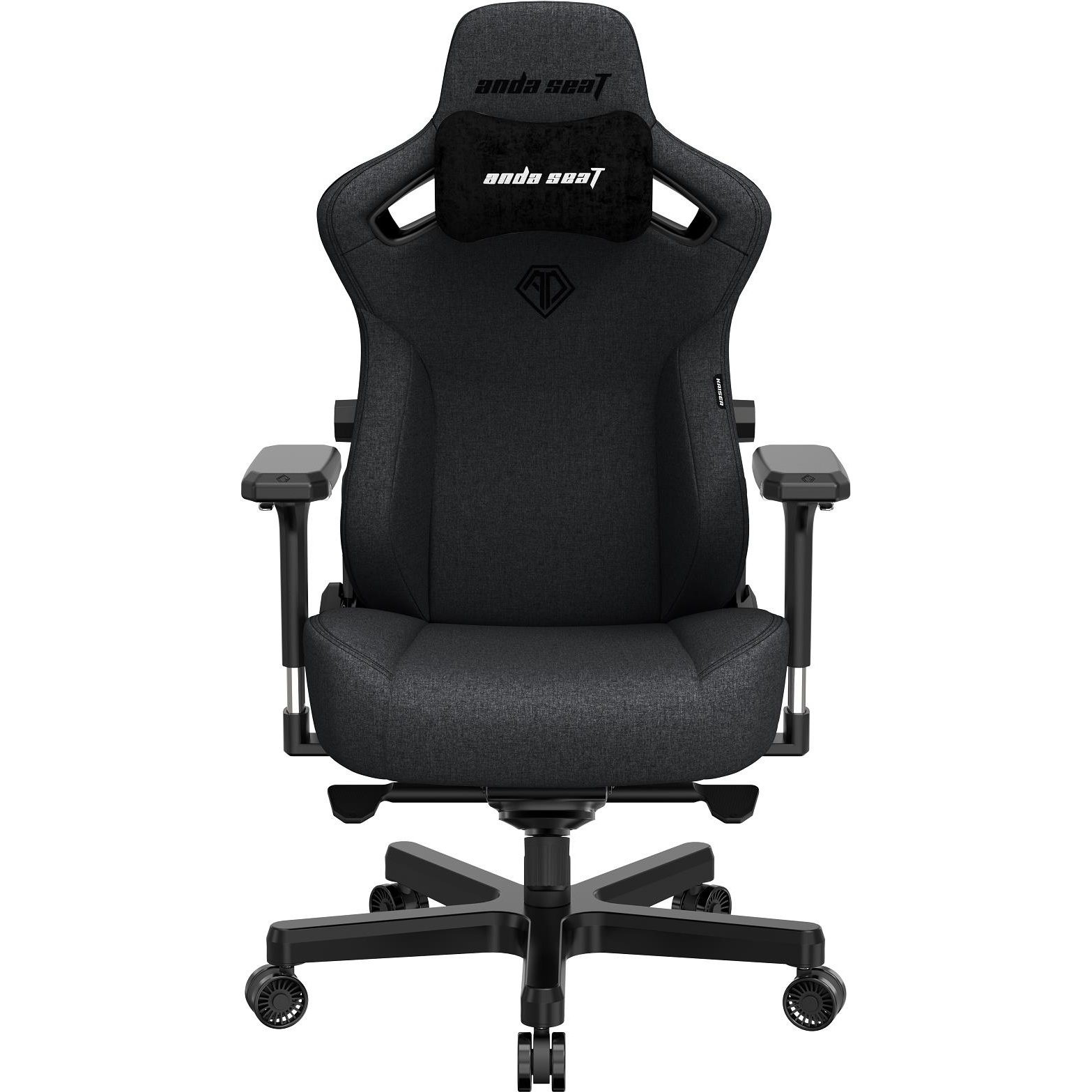 Anda Seat Kaiser 3 Premium Gaming Chair - L Dark Gray Fabric (AD12YDC-L-01-GB-CF)-0