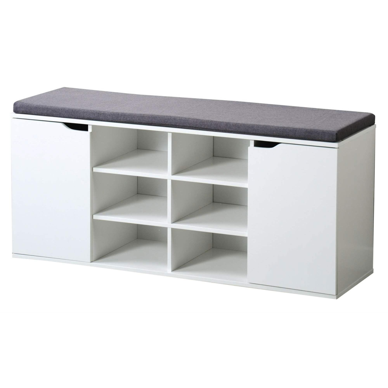 Kesper cipőtartó ülőkével, 103×48×305 cm, fehér (15918)-0