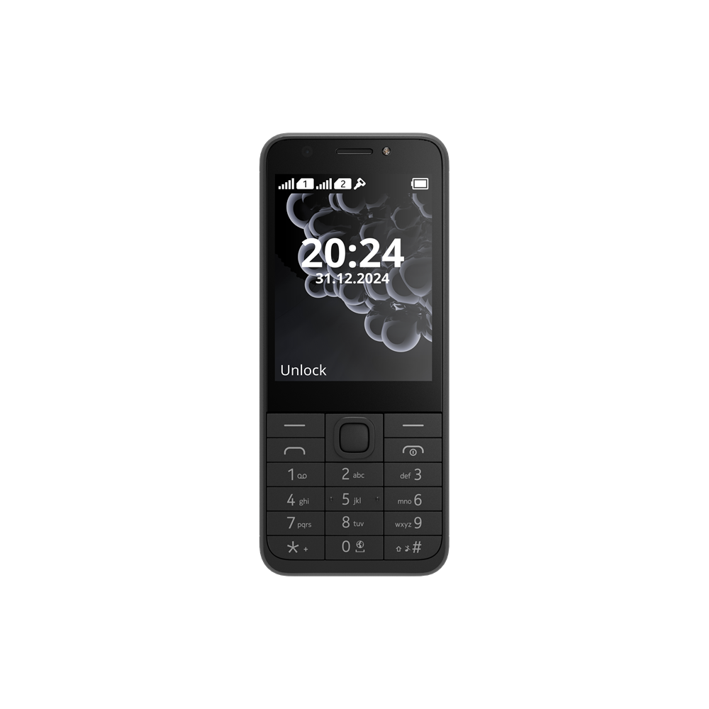 Мобилен телефон Nokia 230 (2024), DS, Черен (286952889)-0