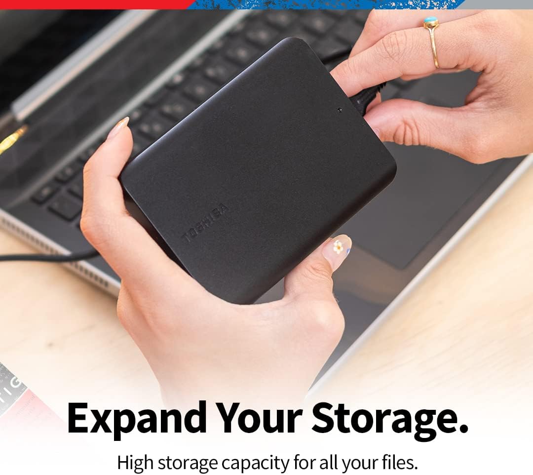 Toshiba Canvio Basics Plug and Play Hard Drive