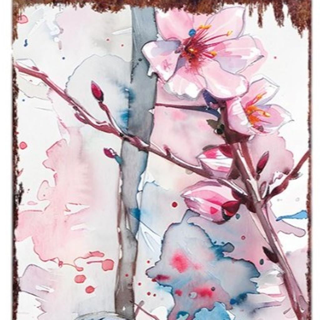 36" White and Pink Solid Wood Birds Porch Sign-3