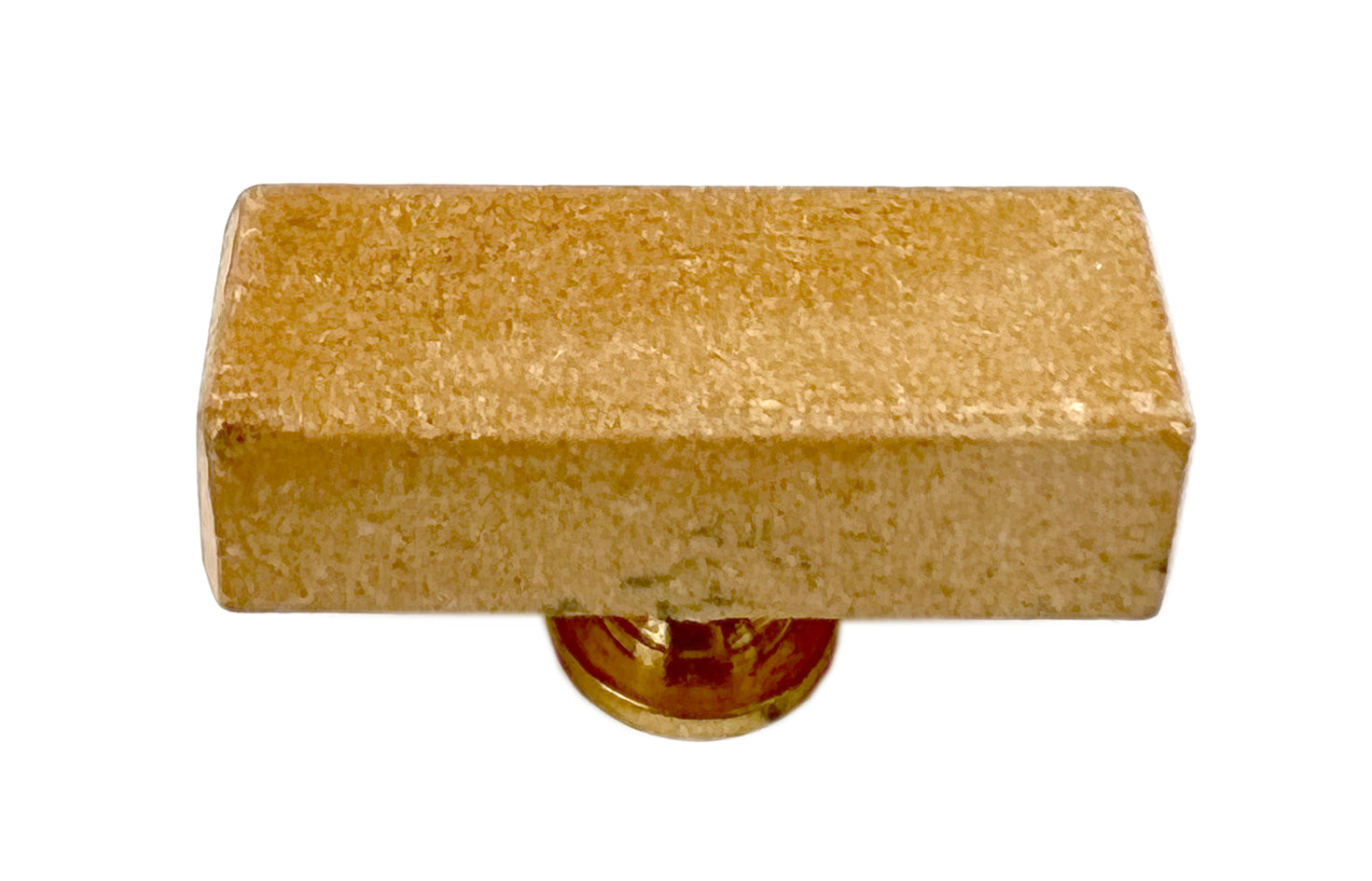 Set of Six Brown Stone Drawer Pull Knobs-4