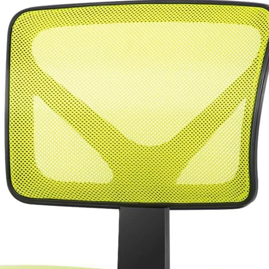 17" Black Tufted Swivel Lounge Chair-4