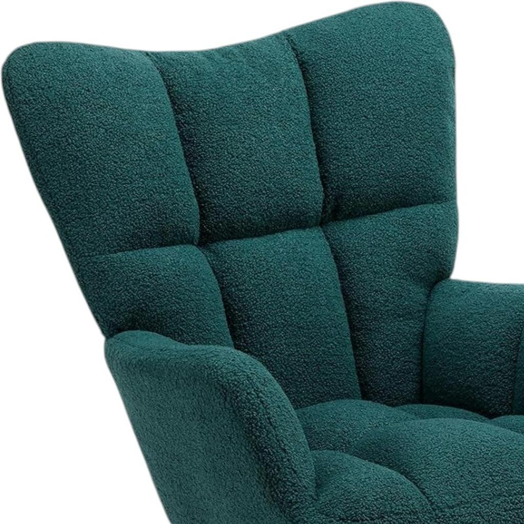 23" Black Tufted Arm Chair-3