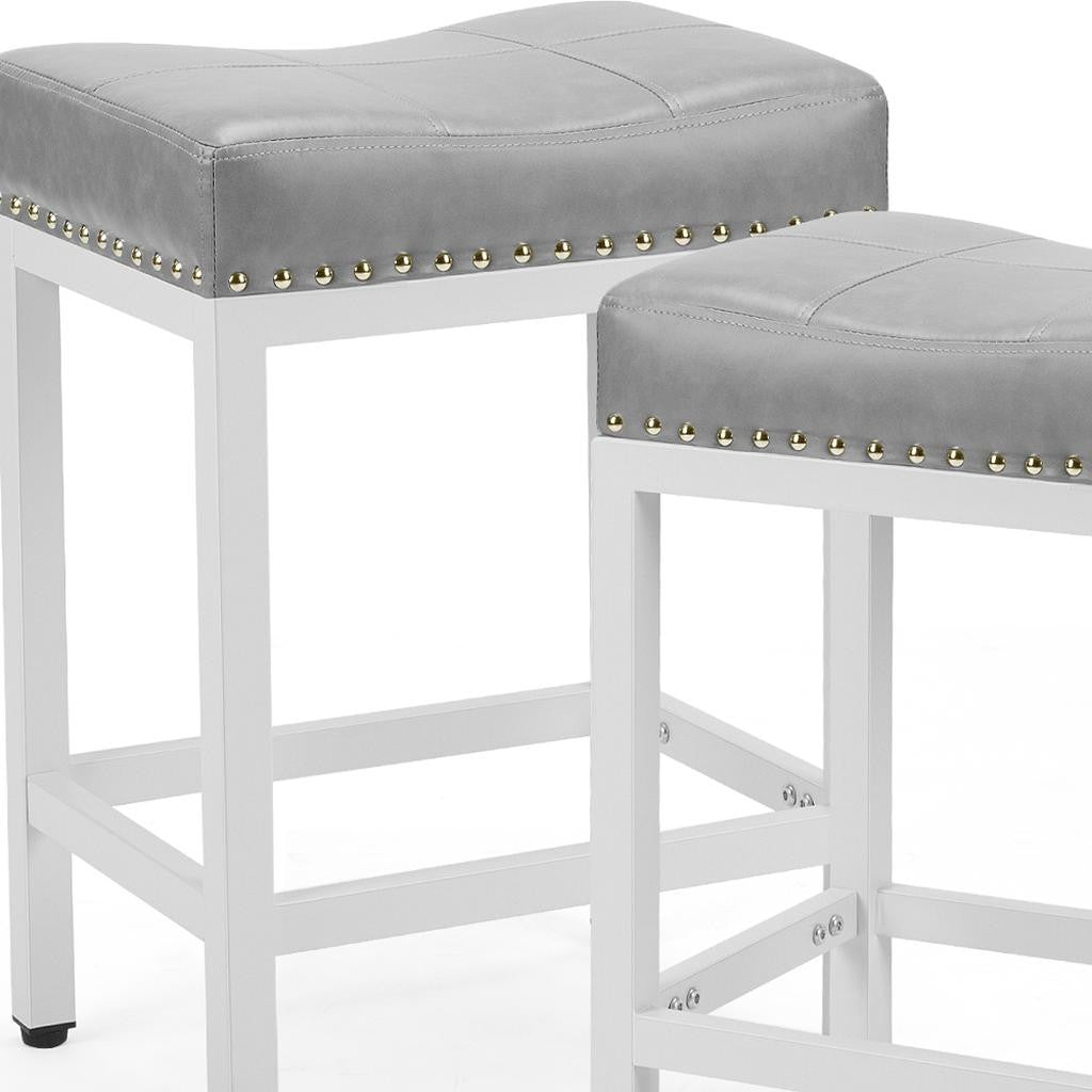 Set of Two 18" Black Tufted Club Chair-3