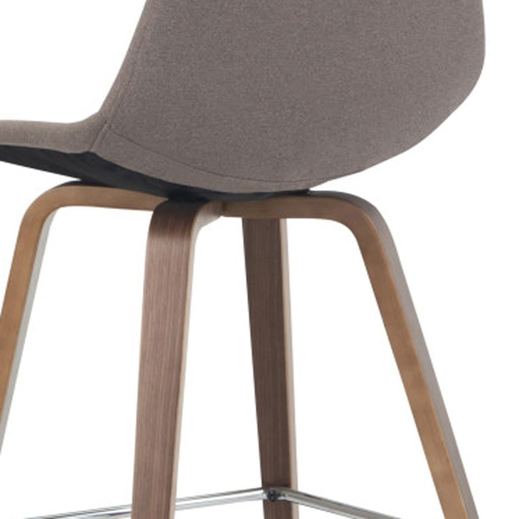 28" Green Wood Backless Counter Height Bar Chair-2