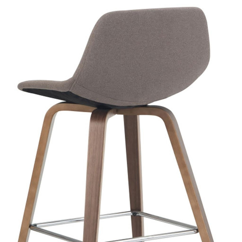 28" Green Wood Backless Counter Height Bar Chair-3