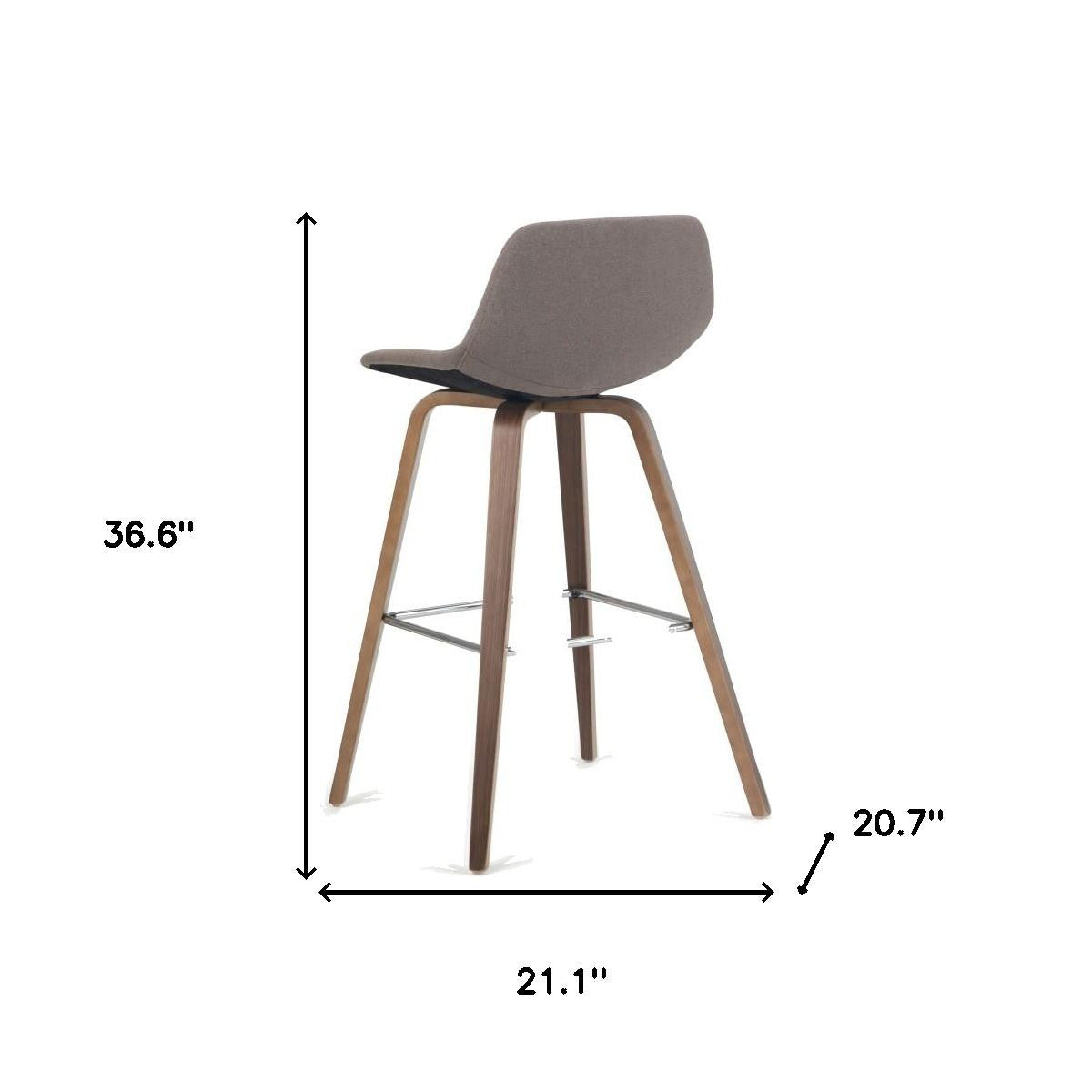 28" Green Wood Backless Counter Height Bar Chair-4