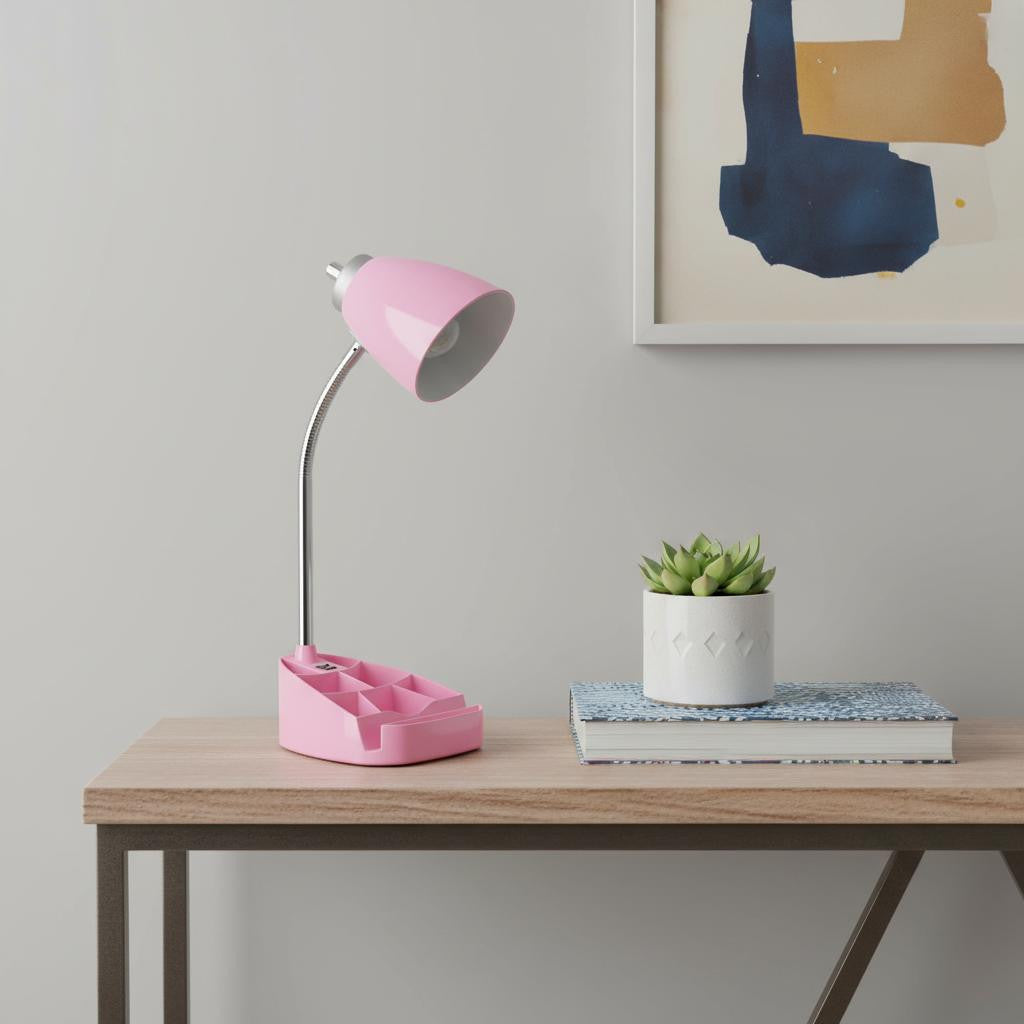19" Pink USB Table Lamp-0