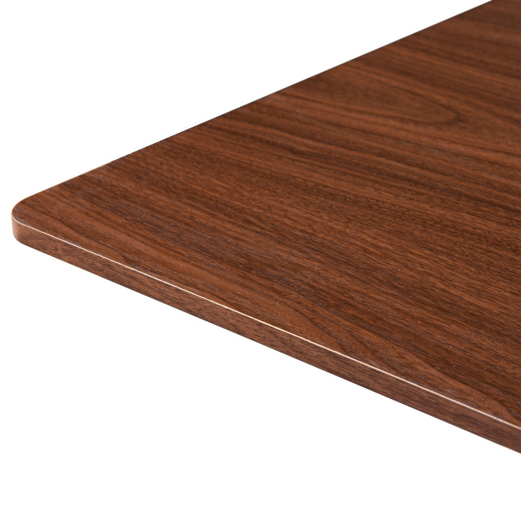 24" Brown Wood Square Bar Table-3