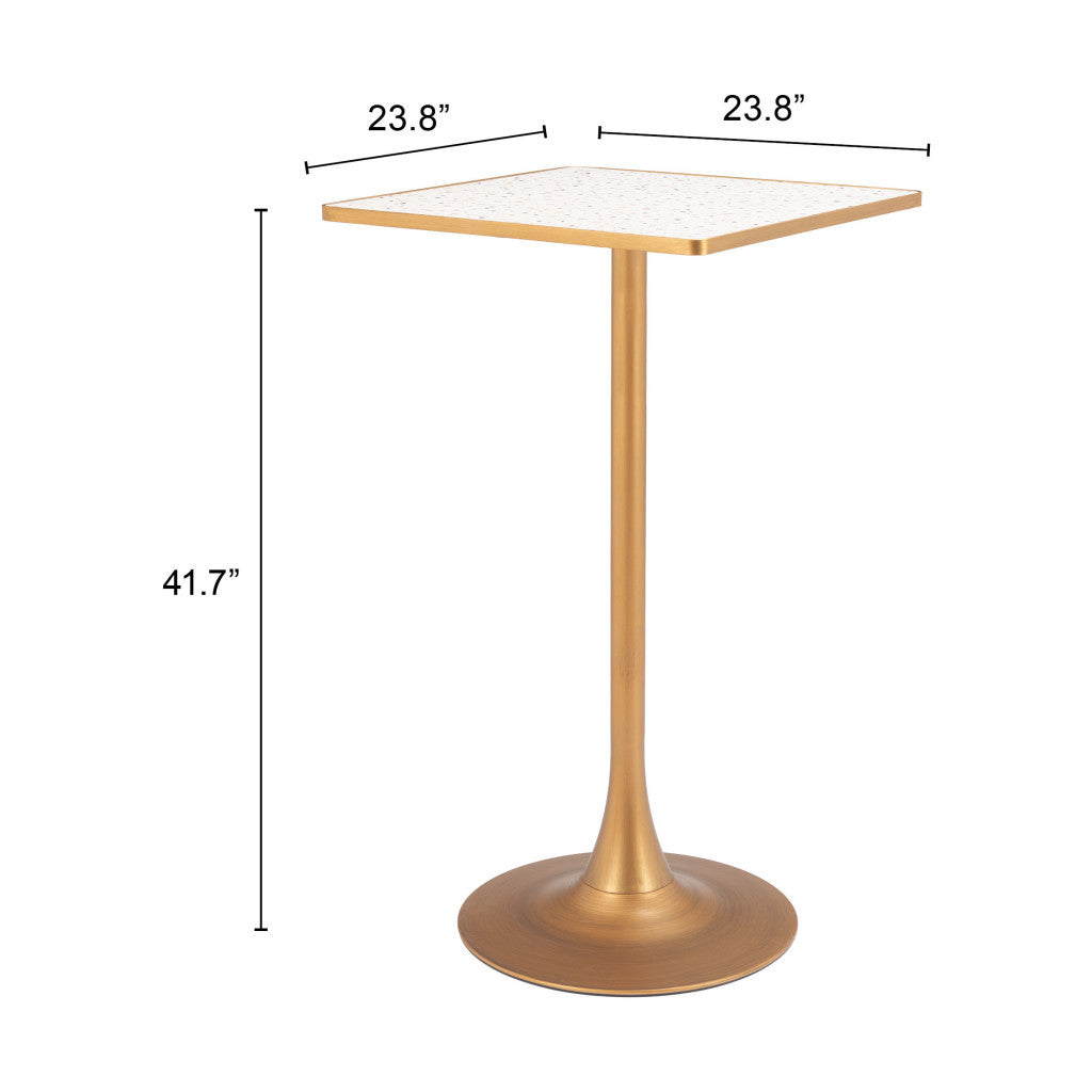 24" Wood Square Bar Table-7