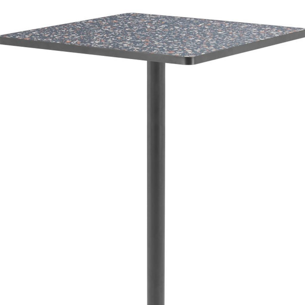 24" Black Wood Square Bar Table-5