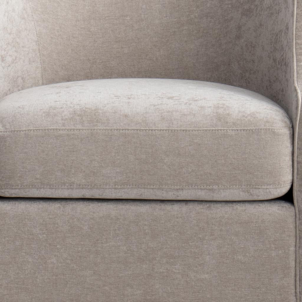 32" Beige Fabric Upholstered Arm Chair-5