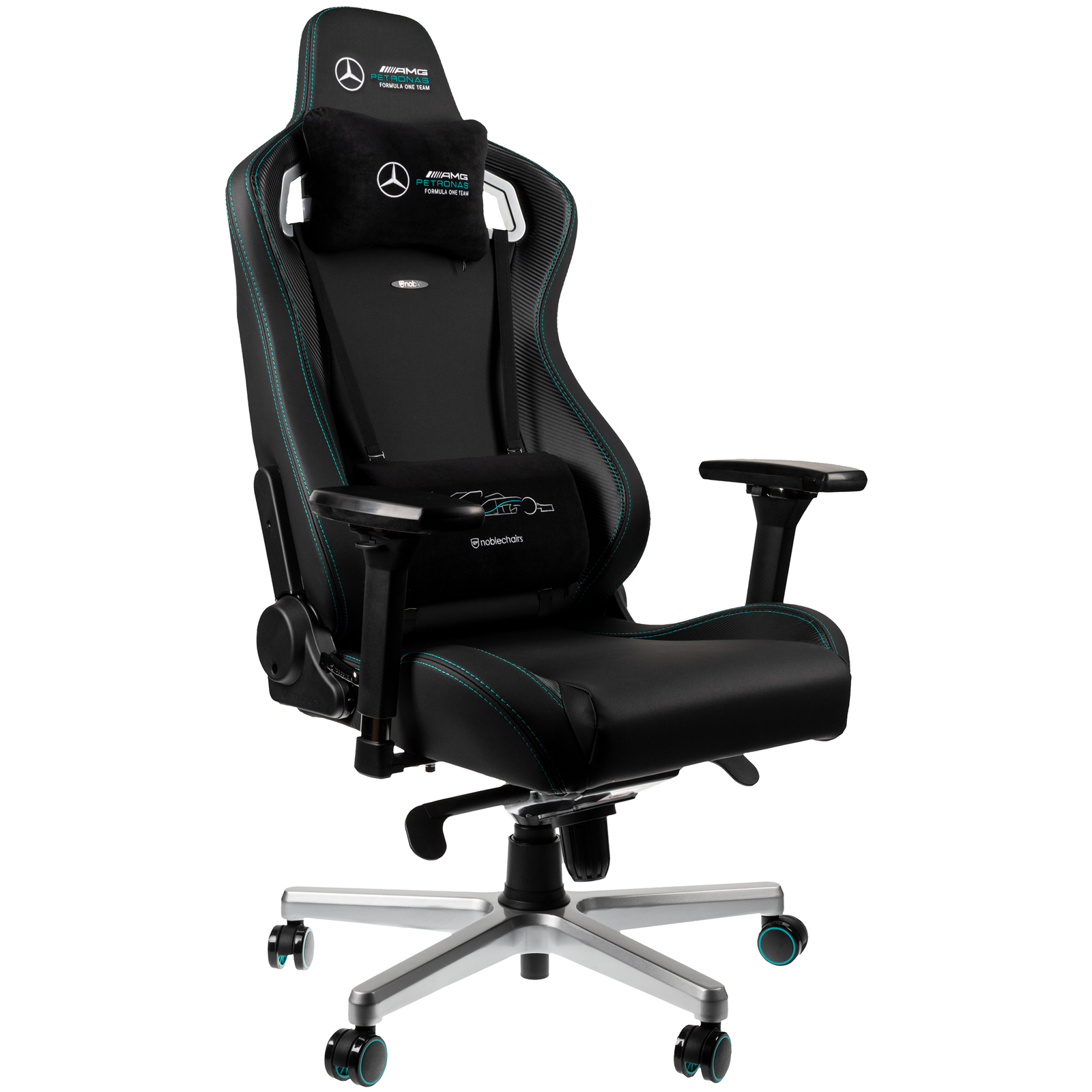 Геймърски стол noblechairs EPIC Mercedes-AMG Petronas Edition (NBL-EPC-PU-MPF)-0